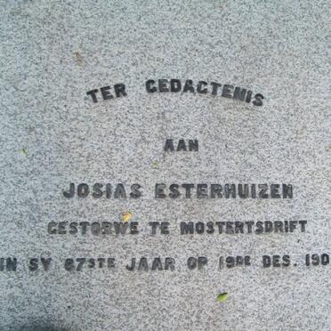 ESTERHUIZEN Josias -1905