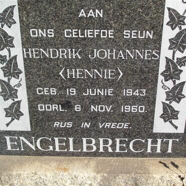 ENGELBRECHT Hendrik Johannes 1943-1960