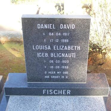 FISCHER Daniel David 1917-1996 &amp; Louisa Elizabeth BLIGNAUT 1920-1999