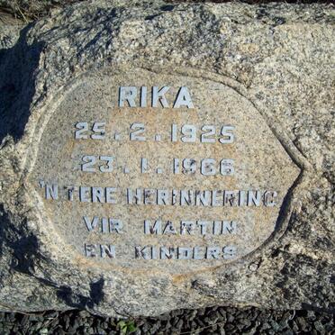 FOURIE Rika 1925-1966_2