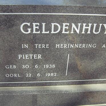 GELDENHUYS Pieter 1938-1982