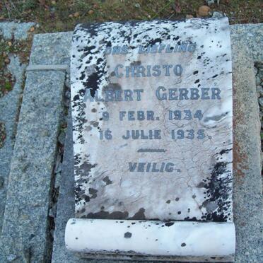 GERBER Christo Albert 1934-1935