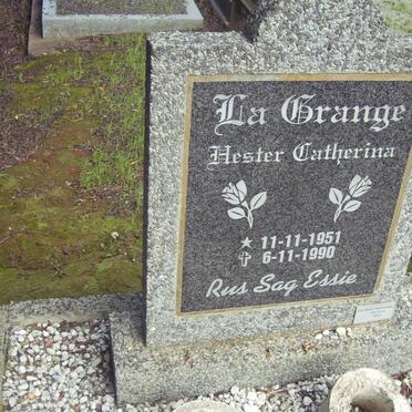 GRANGE Hester Catherina, la 1951-1990