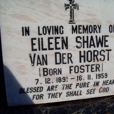 HORST Alexander Wilhelm, van der 1942 &amp; Eileen Shawe FOSTER 1891-1959