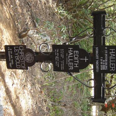 HALLER Emanuel 1906-1970 &amp; Edith GRENBORG 1911-2001 :: LEYBOLD Christof 1963-1997