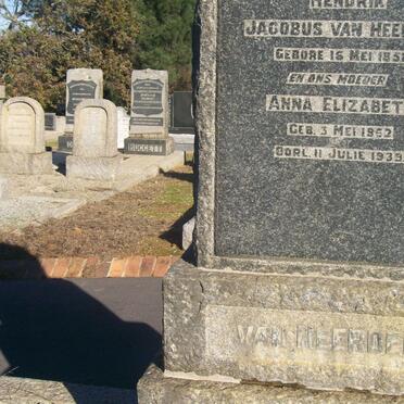 HEERDEN Hendrik Jacobus, van 1858-1939 &amp; Anna Elizabeth 1862-1939