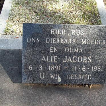 JACOBS Alie 1891-1981