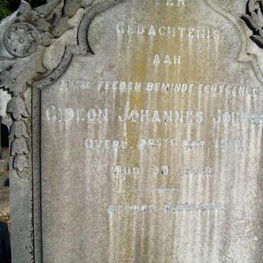 JOUBERT Gideon Johannes -1918