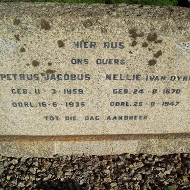 JOUBERT Petrus Jacobus 1859-1935 &amp; Nellie VAN DYK 1870-1947