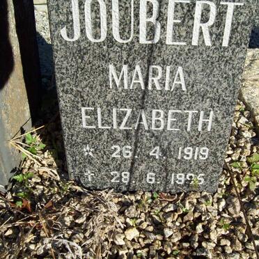 JOUBERT Maria Elizabeth 1919-1995