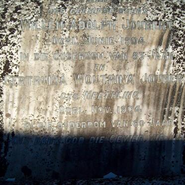 JOUBERT Willem Adolph -1904 &amp; Gertruida Wouterina NEETHLING -1904