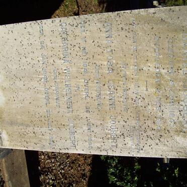 JOUBERT Dirk Daniel 1843-1914 &amp; Anna Tobia Jeanne NEETHLING 1841-1890 &amp; Catharina Welhelmina CARINUS 1848-1938