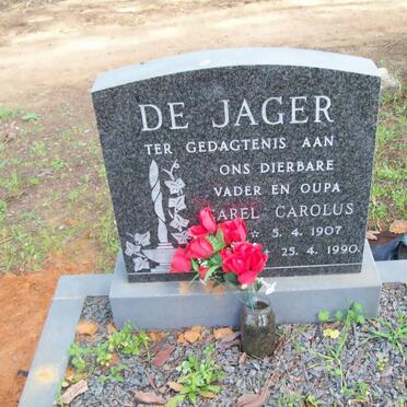 JAGER Sarel Carolus, de 1907-1990