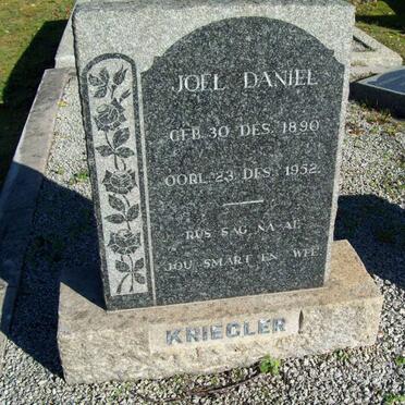 KRIEGLER Joel Daniel 1890-1952