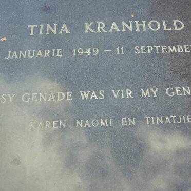 KRANHOLD Tina 1949-1993