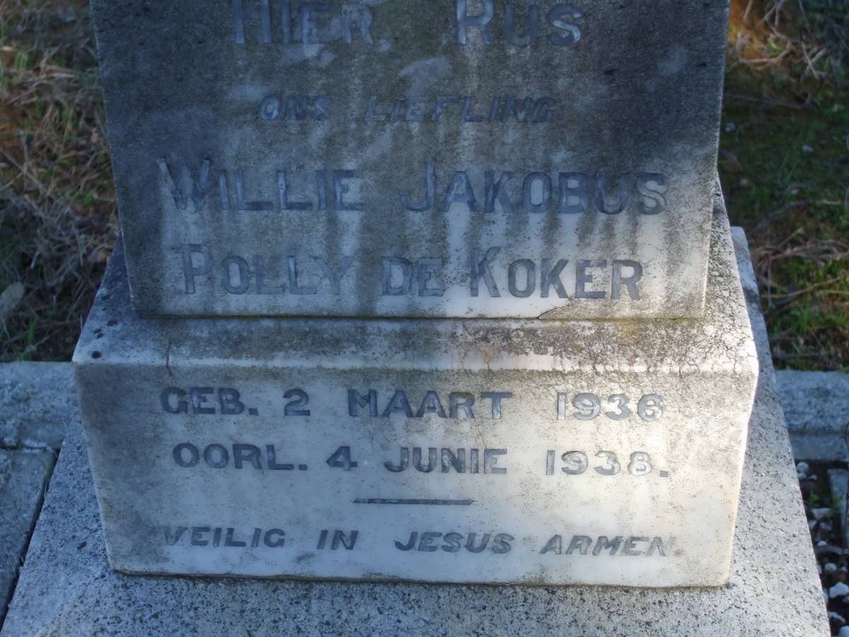 KOKER Willie Jacobus , de 1936-1938