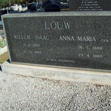 LOUW Willem Isaac 1896-1962 &amp; Anna Maria ROUX 1898-1980