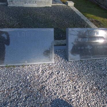 LOUW Dirk Albertus 1897-1962 &amp; Albertus Catharina 1908-1993