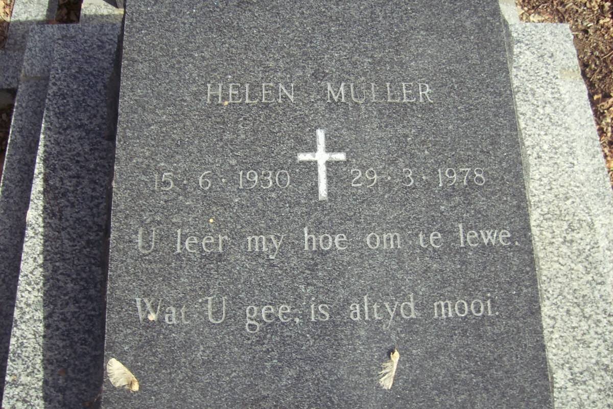 MULLER Helen 1930-1978