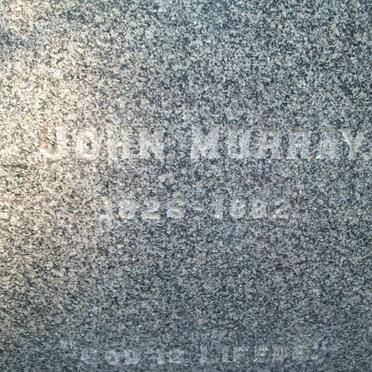 MURRAY John 1826-1882