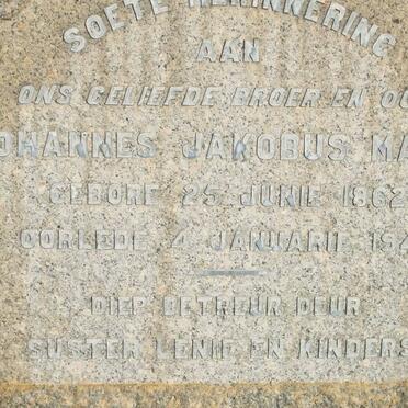 MALAN Johannes Jakobus 1862-1941