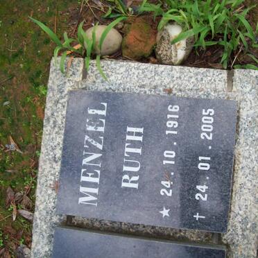 MENZEL Ruth 1916-2005