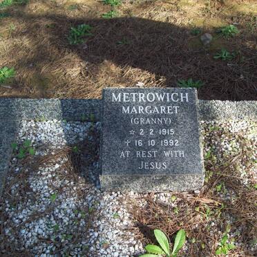 METROWICH Margaret 1915-1992