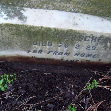 MERSCHEIM Otto -1929