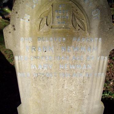 NEWMAN Frank -1949 &amp; Mary -1951