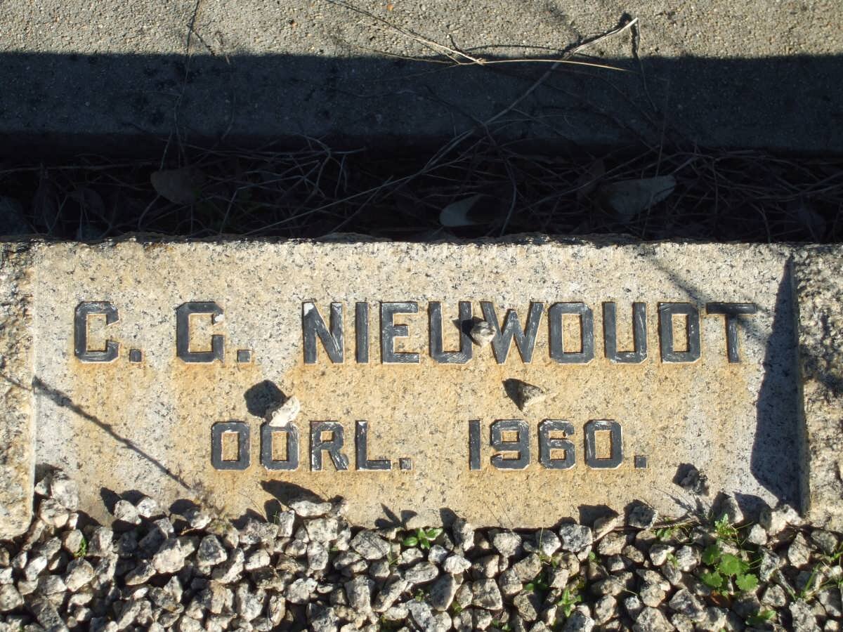 NIEUWOUDT C.G. -1960