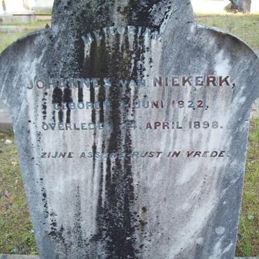 NIEKERK Johannes, van 1822-1898