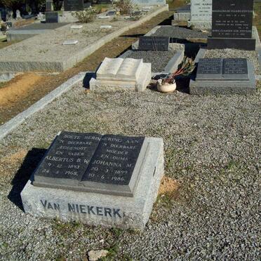 NIEKERK Albertus B.W. 1893-1965 &amp; Johanna M. 1899-1986_1