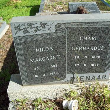 PIENAAR Charl Gerhardus 1892-1979 &amp; Hilda Margaret 1893-1972