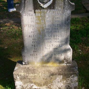 PLESSIS, du :: LE ROUX