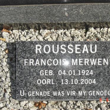 ROUSSEAU Francois Merwen 1924-2004
