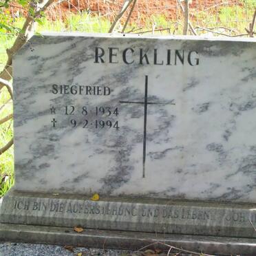 RECKLING Siegfried 1934-1994