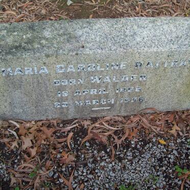 RATTRAY Maria Caroline nee WALDER 1866-1956