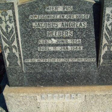 REEDERS Jacobus Andreas 1868-1944