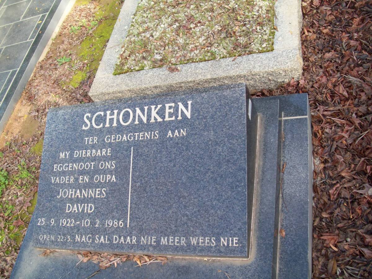 SCHONKEN Johannes David 1922-1986
