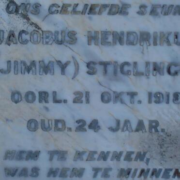 STIGLINGH Jacobus Hendrikus -1918