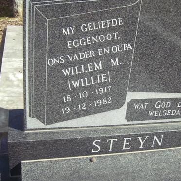 STEYN Willem M. 1917-1982