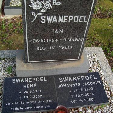 SWANEPOEL Johannes Jacobus 1923-2004:: SWANEPOEL René 1961-2002 :: SWANEPOEL Ian 1964-1984