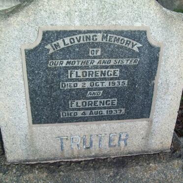 TRUTER Florence -1935 :: TRUTER Florence - 1937