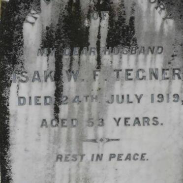 TEGNER Isak W. -1919