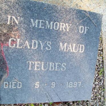 TEUBES Gladys Maud -1897