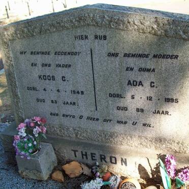 THERON Koos C. -1949 &amp; Ada C. -1995