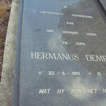 THIART Hermanus Dempers 1910-1991