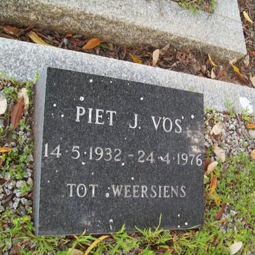 VOS Piet J. 1932-1976