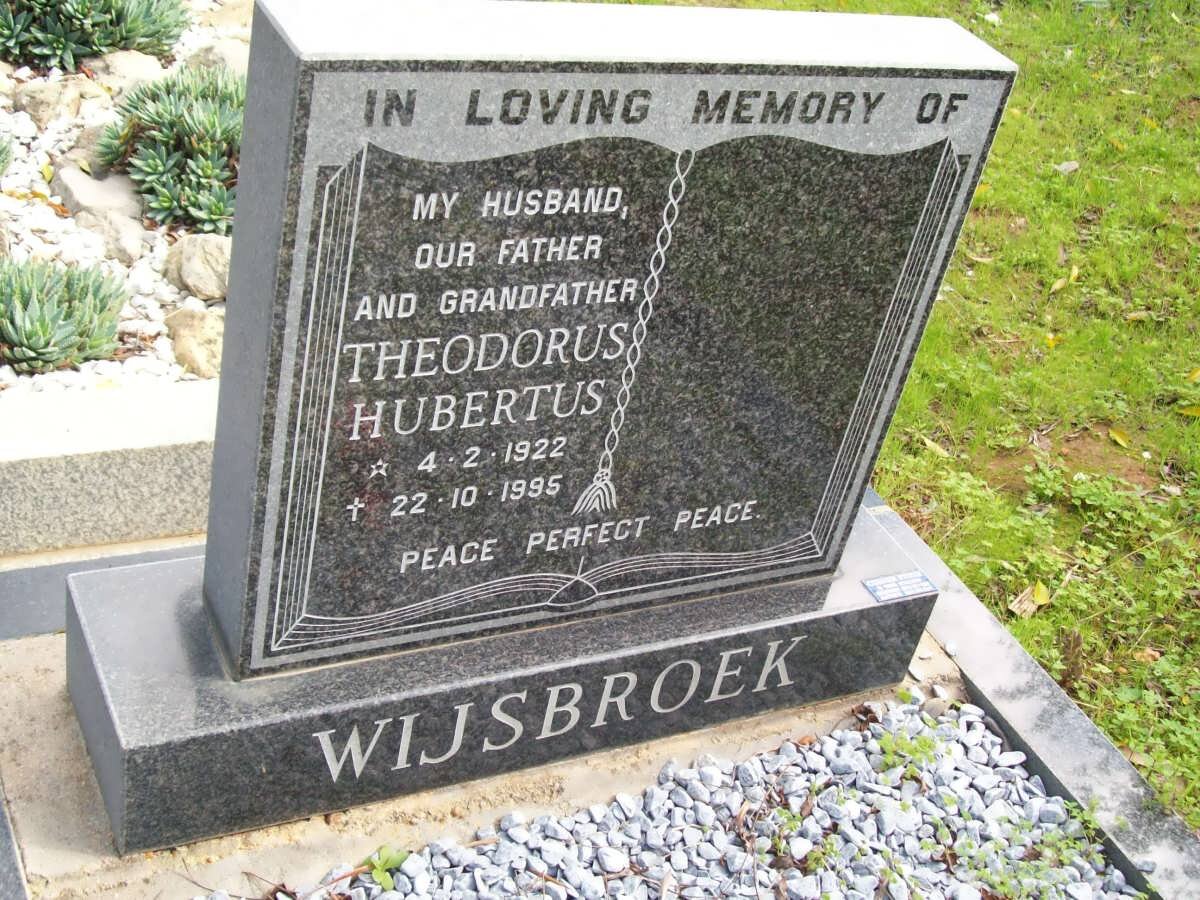 WIJSBROEK Theodorus Hubertus 1922-1995