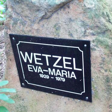 WETZEL Eva-Maria 1929-1979